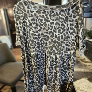 Short sleeve baby doll top